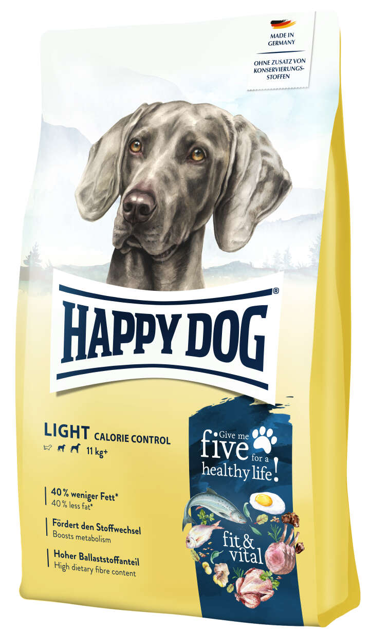 HAPPY DOG Hunde-Trockenfutter fit & vital Light Calorie Control